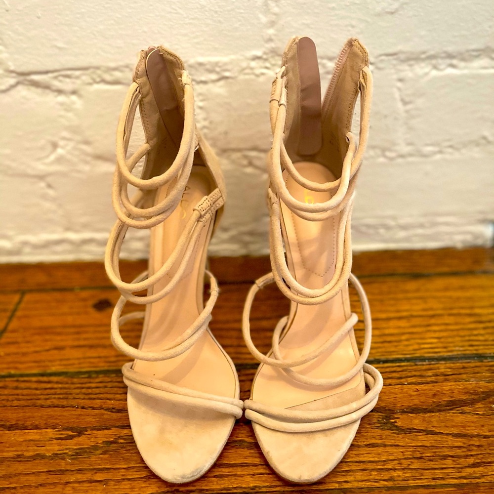 Aldo Gladiator Stiletto Suede Sandal